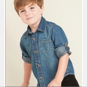 Little boys denim shirt